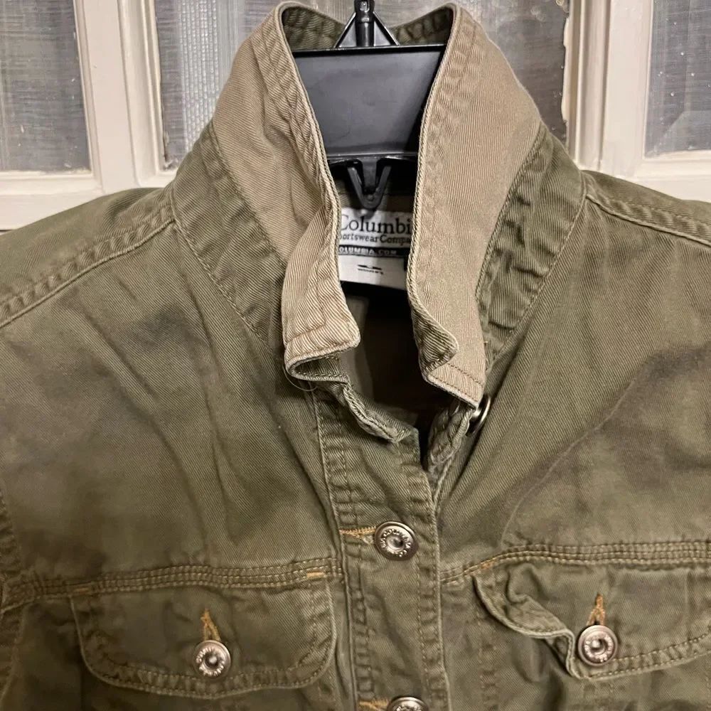 Columbia Green Cargo Jacket